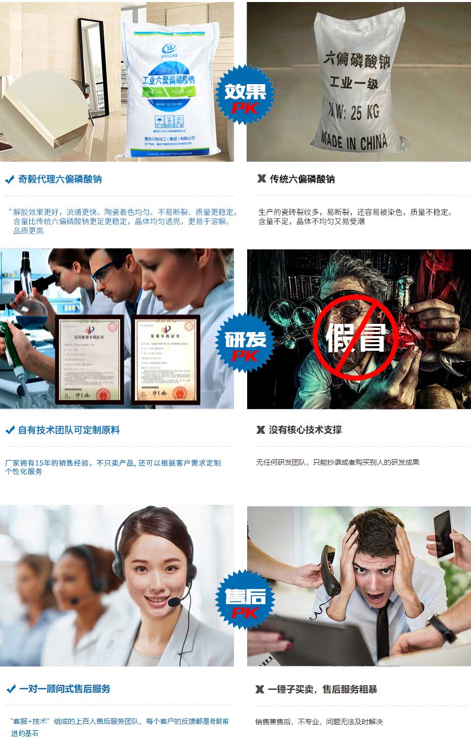 六偏磷酸钠产品优势